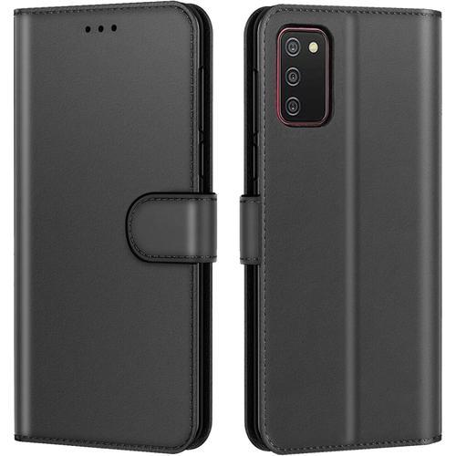 Coque Pour Samsung Galaxy A03s, Housse Etui Portefeuille Cuir Multi... on Productcaster.