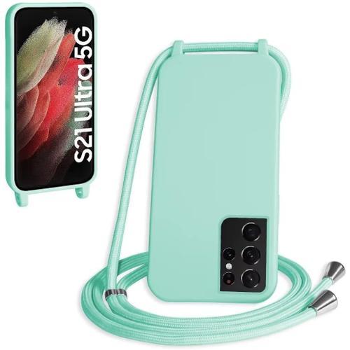 Coque Compatible Avec Samsung Galaxy S21 Ultra 5g,Collier Pour Etui... on Productcaster.