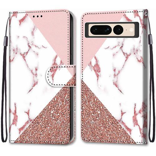 Coque Pour Google Pixel 7 Pro 5g, Etui En Cuir Pu Portefeuille Hous... on Productcaster.