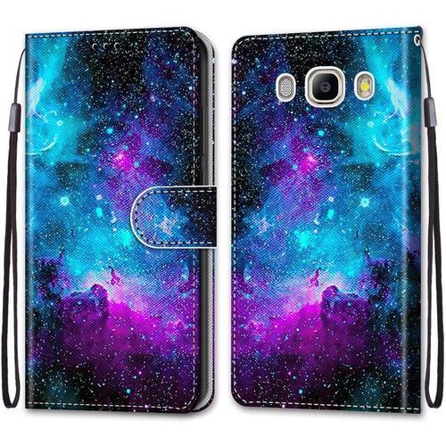 Coque Pour Samsung Galaxy J5 2016/J510, Etui En Cuir Pu Portefeuill... on Productcaster.