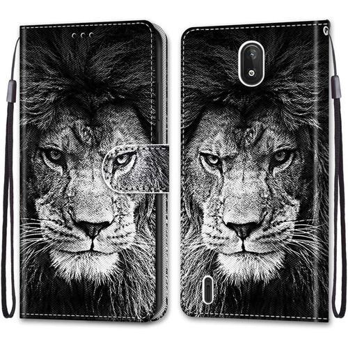 Coque Pour Nokia C2, Etui En Cuir Pu Portefeuille Housse Coque Avec... on Productcaster.