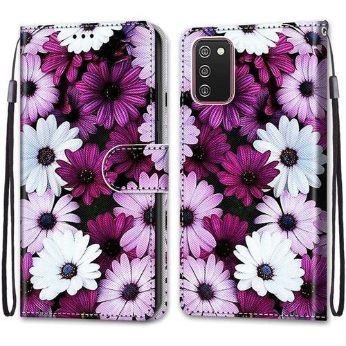 Coque Pour Samsung Galaxy A02s / M02s, Etui En Cuir Pu Portefeuille... on Productcaster.