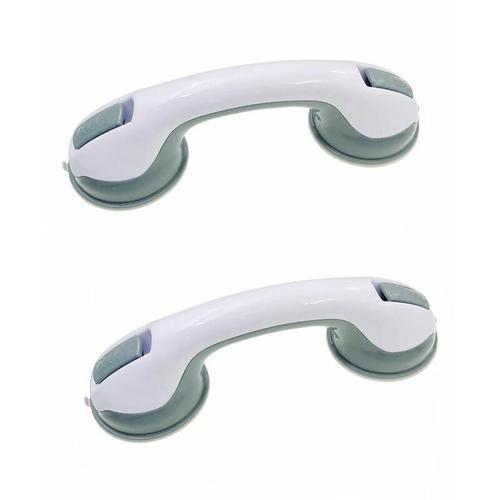 Lot de 2 barres d'appui à ventouse pour salle de bain avec ventouse... on Productcaster.