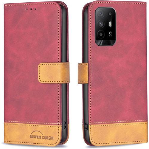 Pour Oppo A94 5g Coque, Étui Housse Portefeuille Flip Case Cuir Coq... on Productcaster.