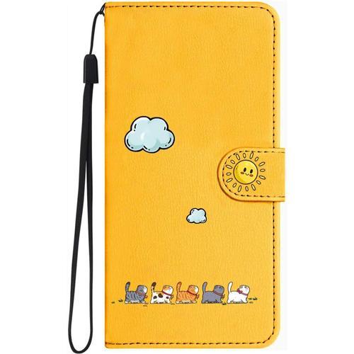 Coque Pour Samsung A25,Pochette Protection Housse Etui En Pu Cuir S... on Productcaster.