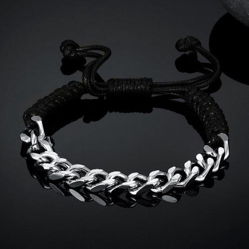 Bracelets De Chaînes Cubaines En Corde Faits À La Main Pour Hommes ... on Productcaster.