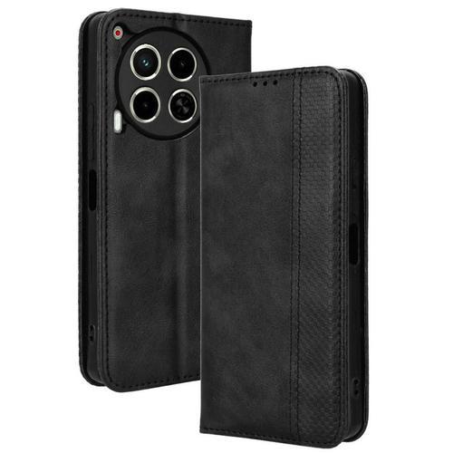 Étui Pour Tecno Camon 30 5g Cuir Pu Fermeture Magnétique Portefeuil... on Productcaster.