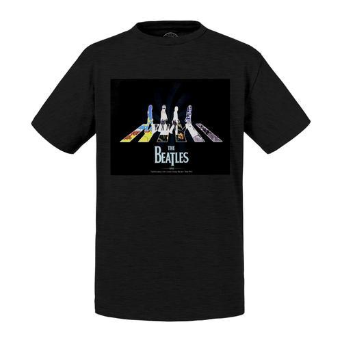 T-Shirt Enfant Beatles Abbey Road Pop Album Artwork on Productcaster.