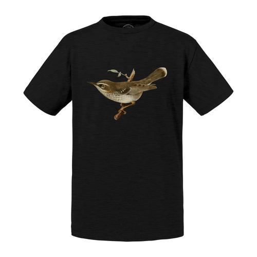 T-Shirt Enfant Oiseau Séricorne Biologie Illustration Ancienne on Productcaster.