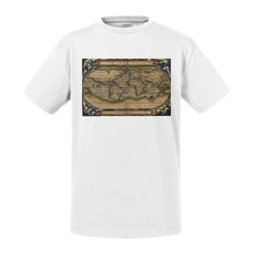 T-Shirt Enfant Carte Du Monde 1570 Typus Orbis Terrarum Abraham Ort... on Productcaster.