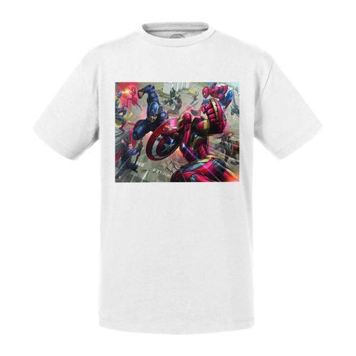 T-Shirt Enfant Captain America Civil War Bande Dessinee Comics on Productcaster.