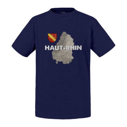 T-Shirt Enfant Haut Rhin 68 Département Colmar Carte Ancienne Rare on Productcaster.