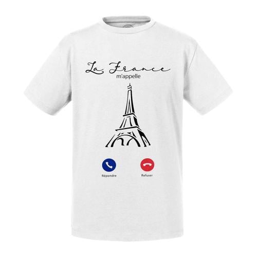 T-Shirt Enfant La France M'appelle Tour Eiffel Paris Voyage on Productcaster.