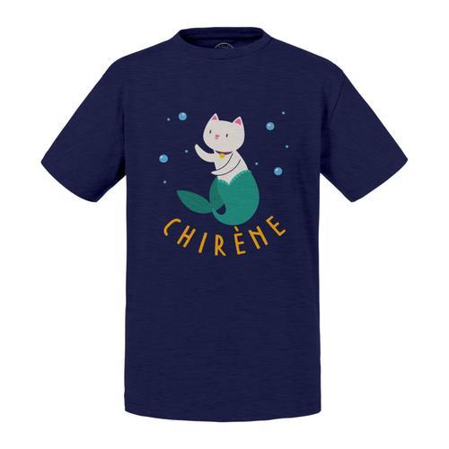 T-Shirt Enfant Sirène Chat Animaux De Compagnie Mer Dessin on Productcaster.