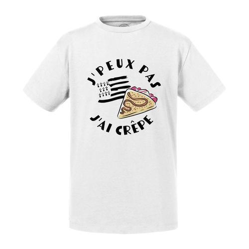 T-Shirt Enfant J'peux Pas J'ai Crêpe Bretagne Terroir Nourriture on Productcaster.