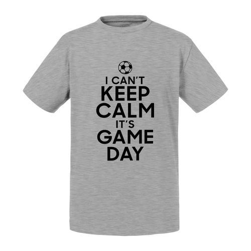 T-Shirt Enfant I Can't Keep Calm It's Game Day Foot Match Samedi on Productcaster.