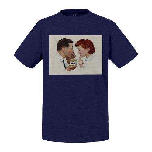 T-Shirt Enfant Beurre De Cacahuete Skippy Peinture Norman Rockwell ... on Productcaster.