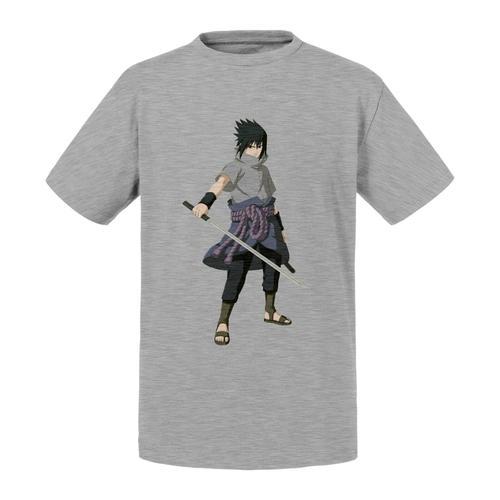 T-Shirt Enfant Sasuke Uchiha Katana Manga Naruto Ninja on Productcaster.