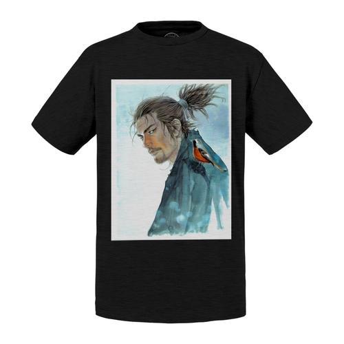 T-Shirt Enfant Vagabond Samourai Bushido Japon Peinture on Productcaster.