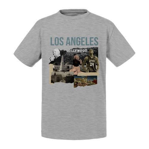 T-Shirt Enfant Los Angeles Vintage Collage Californie Etats Unis Vo... on Productcaster.