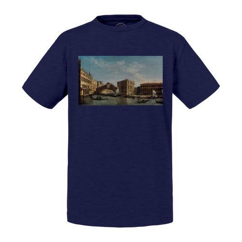 T-Shirt Enfant Pont Et Canal Venise Canaletto Peinture Baroque Art on Productcaster.