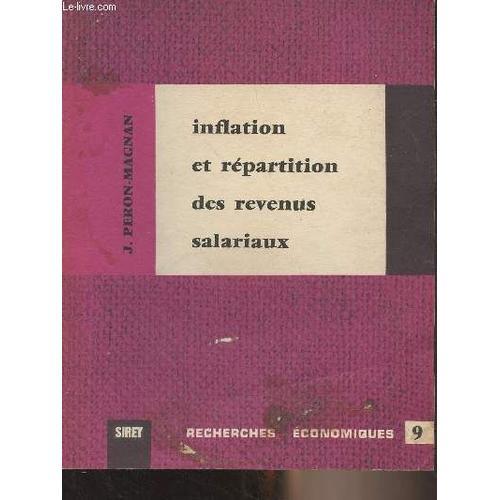 Inflation Et Répartition Des Revenus Salariaux - Recherches Économi... on Productcaster.