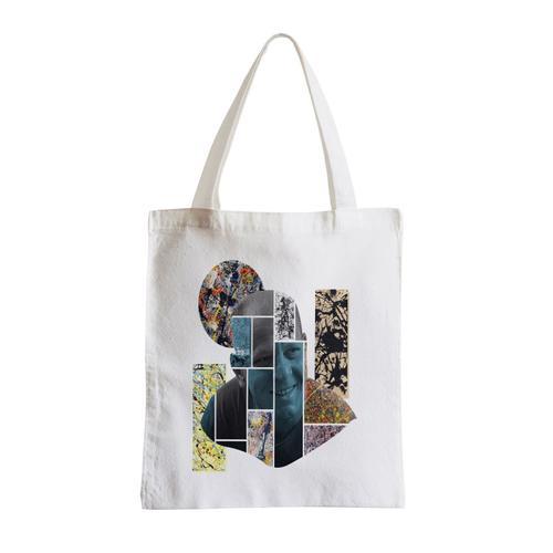 Grand Sac Shopping Plage Etudiant Pollock collage moderne Art Artis... on Productcaster.