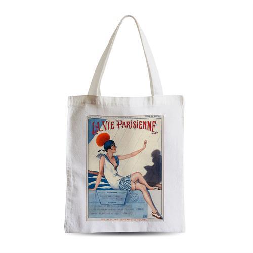 Grand Sac Shopping Plage Etudiant La Vie Parisienne Croisiere Magaz... on Productcaster.