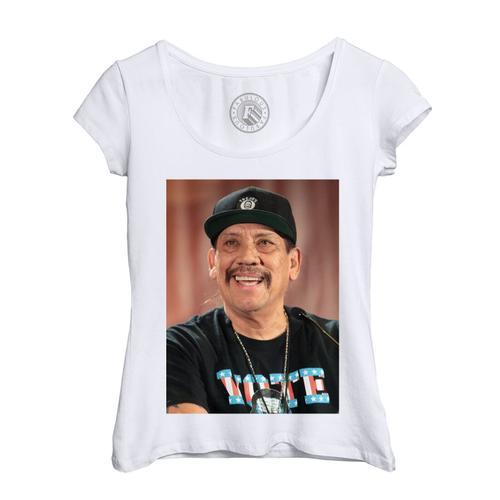 T-Shirt Femme Col Echancré Danny Trejo Acteur Hollywood Breaking Ba... on Productcaster.