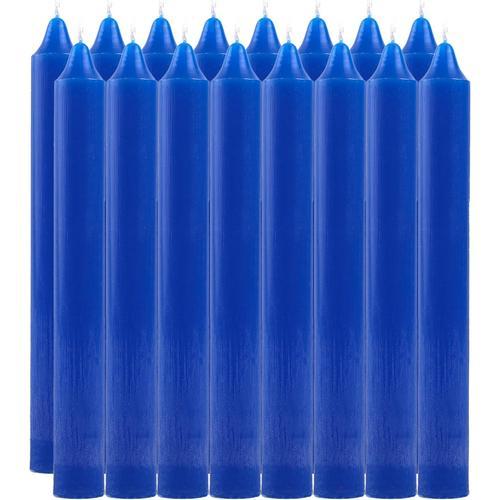 Bleu Bleu Bougies De Chandelier Longues Sans Parfum - Lot De 16 Bou... on Productcaster.