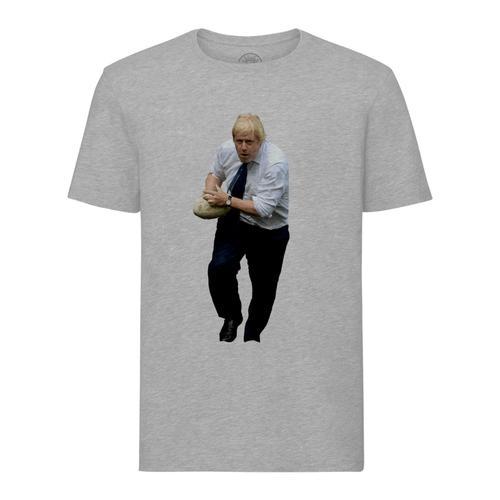 T-Shirt Homme Col Rond Boris Johnson Rugby Premier Ministre Humour ... on Productcaster.