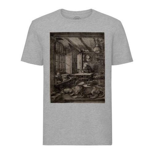 T-Shirt Homme Col Rond Saint Jerome Albrecht Durer Gravure Art Rena... on Productcaster.