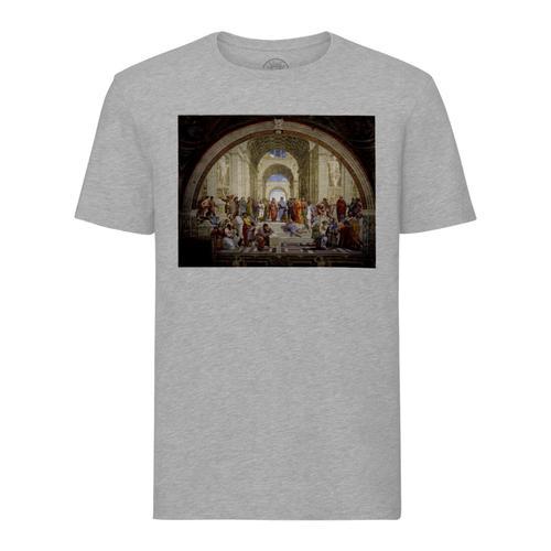 T-Shirt Homme Col Rond L'ecole D'athene Raphael Peinture Renaissanc... on Productcaster.