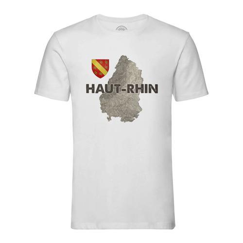 T-Shirt Homme Col Rond Haut Rhin 68 Département Colmar Carte Ancien... on Productcaster.