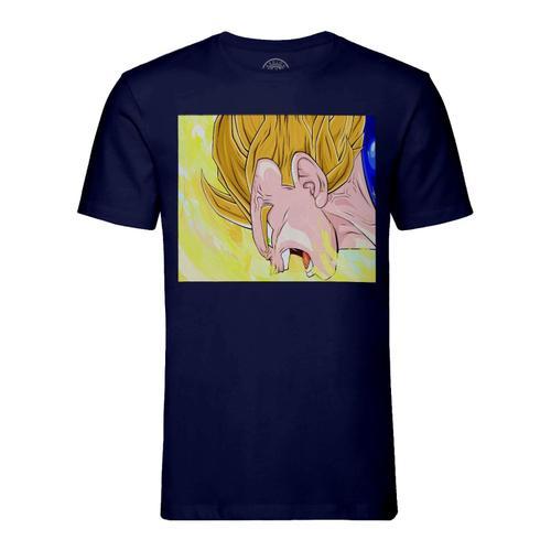 T-Shirt Homme Col Rond Vegeta Super Sayan Dragon Ball Z Dbz Manga J... on Productcaster.