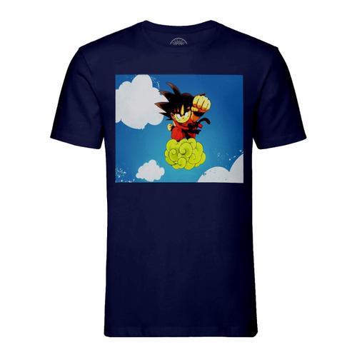 T-Shirt Homme Col Rond Sangoku Nuage Magique Nimbus Dragon Ball on Productcaster.