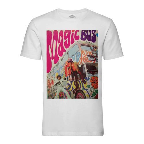 T-Shirt Homme Col Rond The Who Magic Bus Vieille Affiche Groupe De ... on Productcaster.