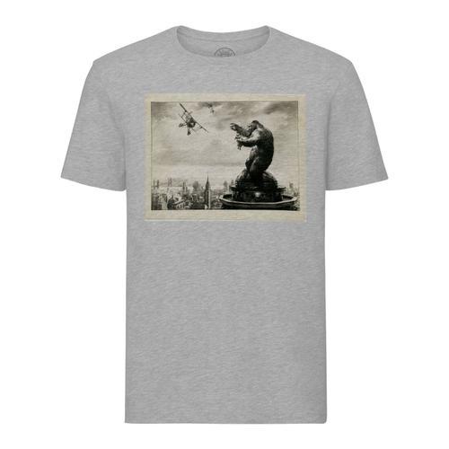 T-Shirt Homme Col Rond Dessin King Kong Vieux Cinéma Original 3 on Productcaster.