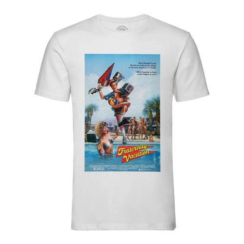 T-Shirt Homme Col Rond Fraternity Vacation Vieille Affiche De Film ... on Productcaster.