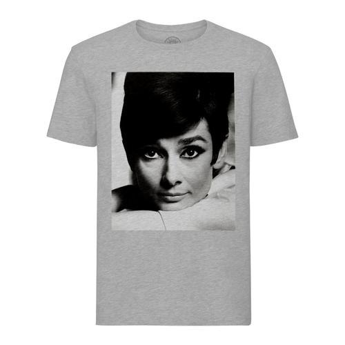 T-Shirt Homme Col Rond Audrey Hepburn Actrice Photo De Star Célébri... on Productcaster.