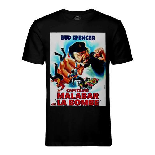 T-Shirt Homme Col Rond Bud Spencer Film Cinema Malabar Punch on Productcaster.