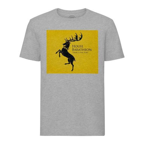 T-Shirt Homme Col Rond House Baratheon Cerf Game Of Thrones Serie on Productcaster.