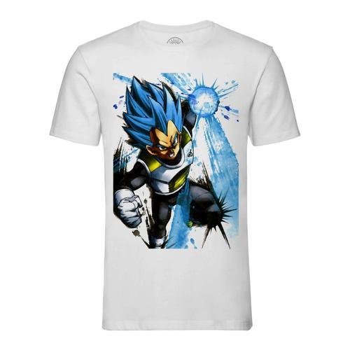 T-Shirt Homme Col Rond Vegeta Super Saiyan God La Resurection De Fr... on Productcaster.