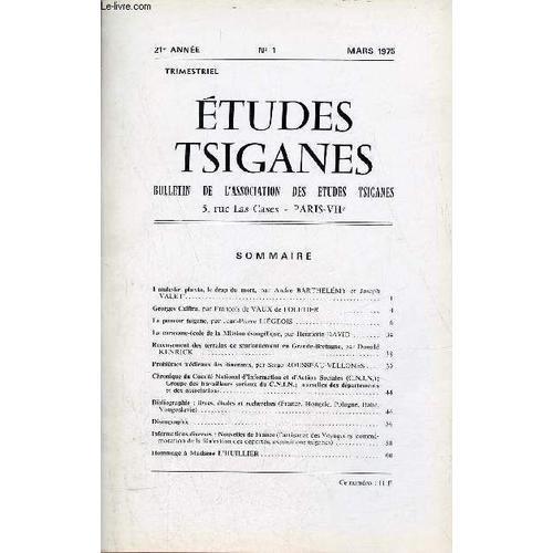 Etudes Tsiganes N°1 21e Année Mars 1975 - I Muleskri Plaxta Le Drap... on Productcaster.