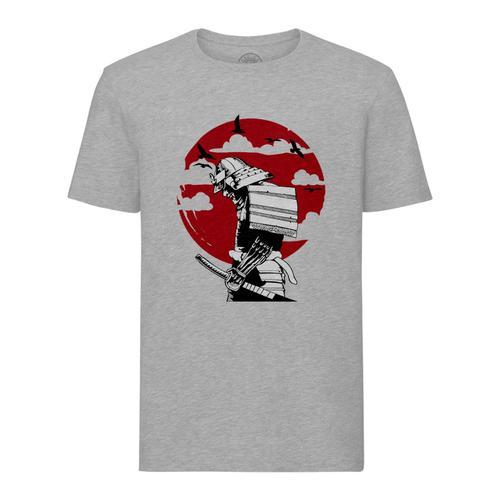 T-Shirt Homme Col Rond Samurai Soleil Levant Japon Asie Culture Art... on Productcaster.