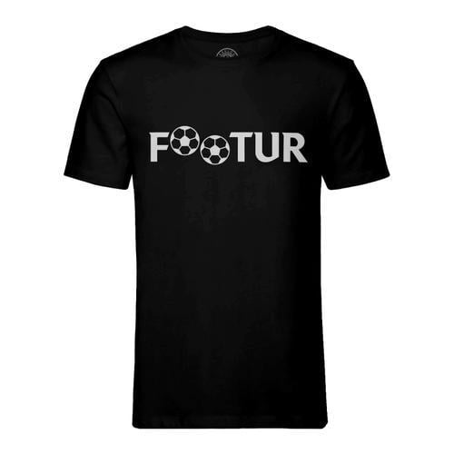 T-Shirt Homme Col Rond Footur Football Future Sport Foot Ballon on Productcaster.