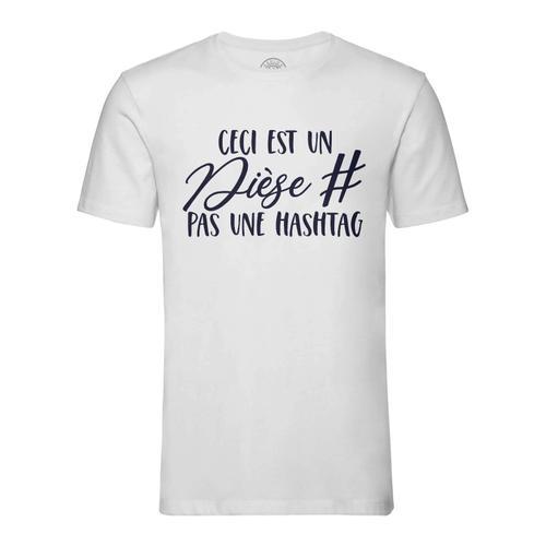 T-Shirt Homme Col Rond Dièse Et Non Hashtag Musique Musicien Instru... on Productcaster.