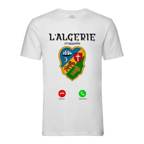 T-Shirt Homme Col Rond L'algérie M'appelle Culture Voyage Alger on Productcaster.