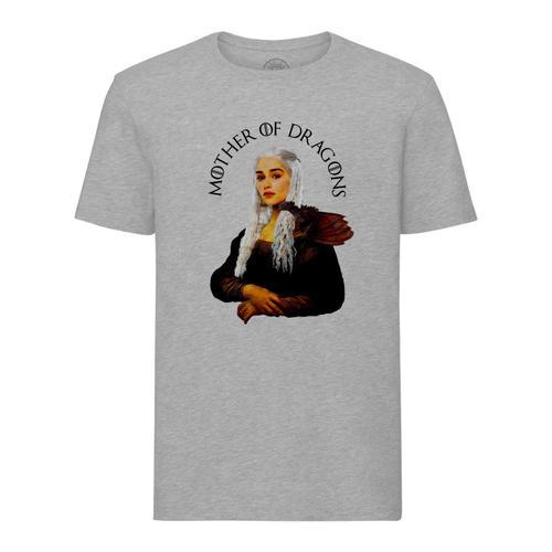 T-Shirt Homme Col Rond Daernys - Mona Lisa Parodie Film Series Pein... on Productcaster.