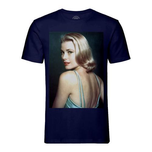 T-Shirt Homme Col Rond Grace Kelly Actrice Photo De Star Célébrité ... on Productcaster.